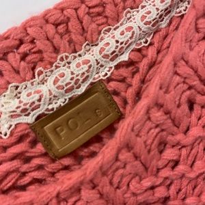 POL Thick Knit Pink Sweater